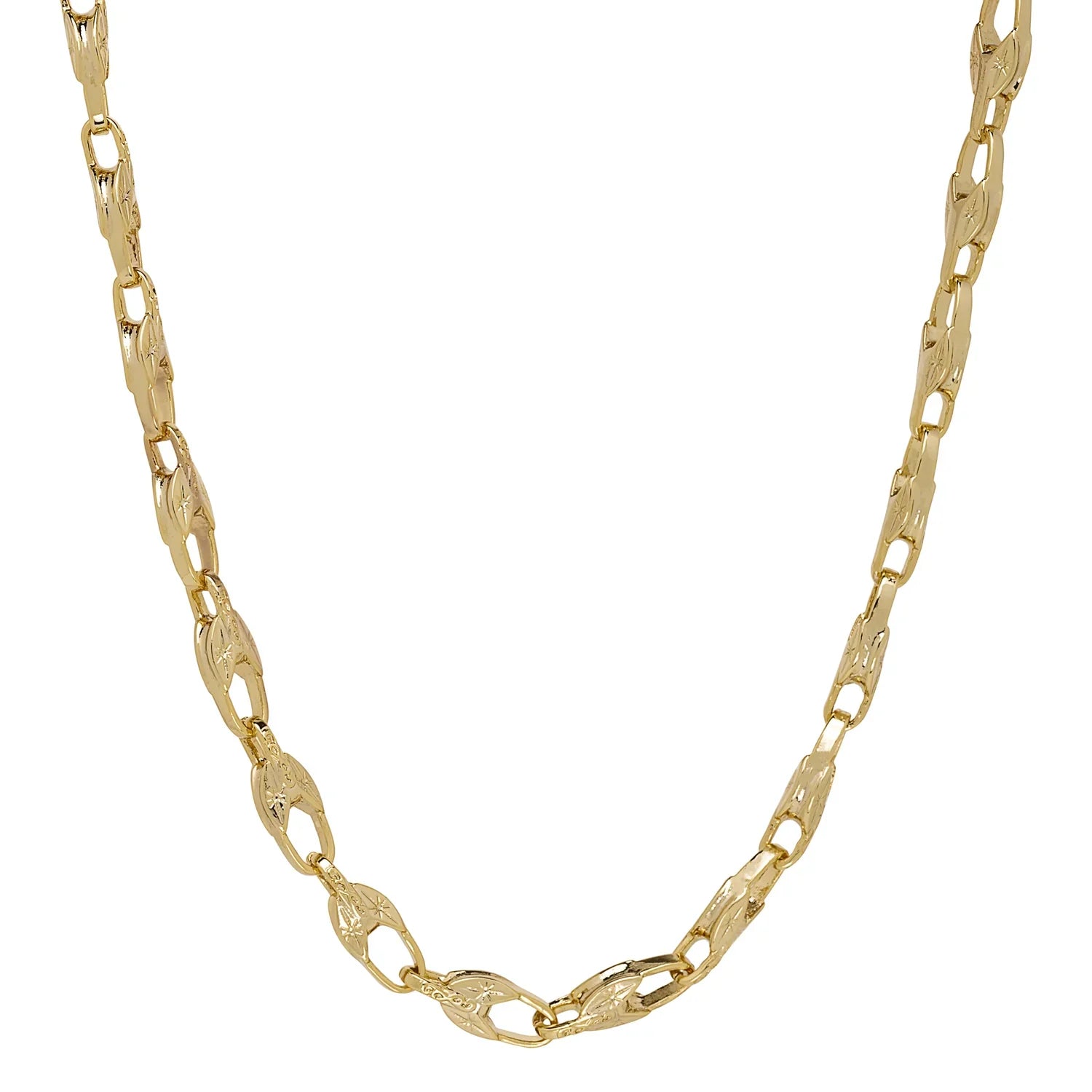 GOLD PATTERNED TULIP CHAIN